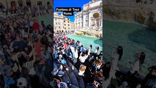 FONTANA di TREVI ROMA Italia 05/05/26 ⁨@cruzeiros2025⁩  MSC Musica #fontanaditrevi #shorts #roma