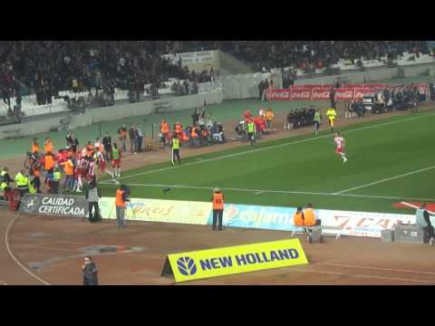 Gol de Ulloa. UD Almería 1-1 Real Madrid CF.