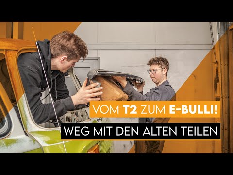 Der VW T2 Bus wird zum E-Bulli - Teil 2 Demontage und E-Satz
