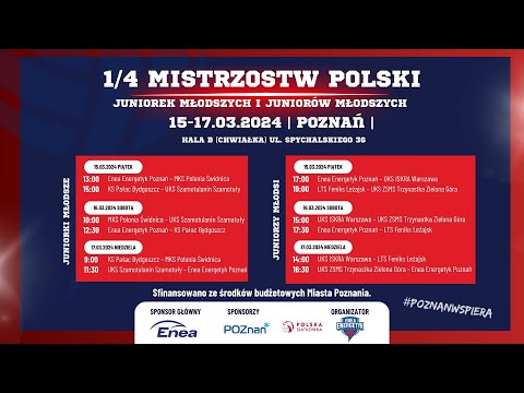 Po 1/4 Mistrzostw Polski kadetów i kadetek w Poznaniu. Awanse Energetyka i Szamotulanina.