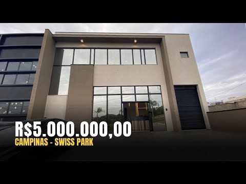 PREDIO COMERCIAL MOBILIADO NO SWISS PARK. 360M². CAMPINAS