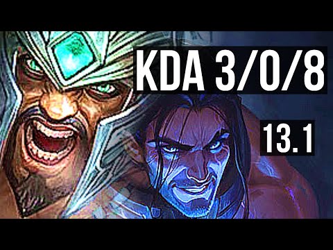 TRYNDA vs SYLAS (MID) | 3/0/8, 66% winrate | EUW Grandmaster | 13.1