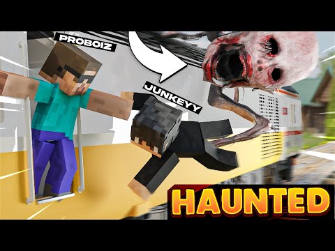 Junkeyy - 10 TERRIFYING Moments in Haunted Minecraft Station!