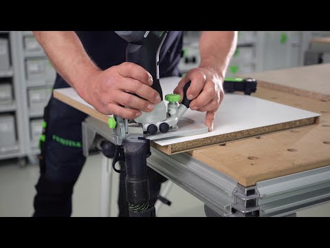 MFKC 700 Quick Guide - Massivholzkante und Schichtstoffbelag bündigfräsen mit 0° Tisch und Tastschuh