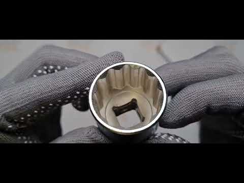 Головка торцевая YATO 12-гранная 27 мм, квадрат 1/2", длина 42 мм