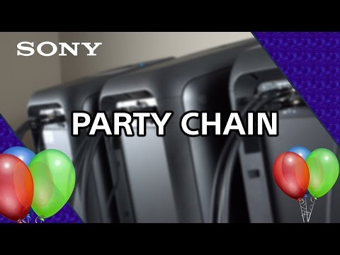 How to: Use Party Chain mode on the Sony XB7 High Power Audio speaker