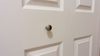 Keep Bifold Closet Door Knobs from Loosening