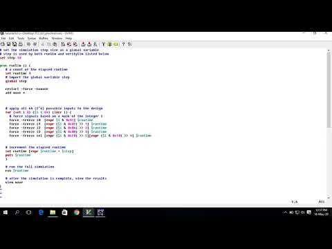 TCL Tutorial | Simulate | Force a value | TCL in ModelSim | TCL Example  #tcl #script #beginers