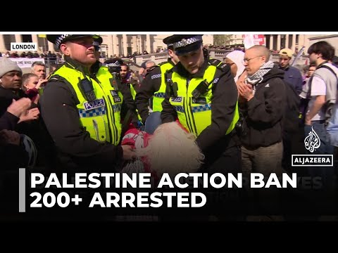 200+ Arrested in London protest : Palestine action ban sparks outrage.