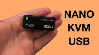 Low-Cost USB KVM - Sipeed NanoKVM USB Review