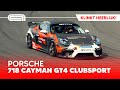 Met de Porsche 718 Cayman GT4 Clubsport op Zandvoort