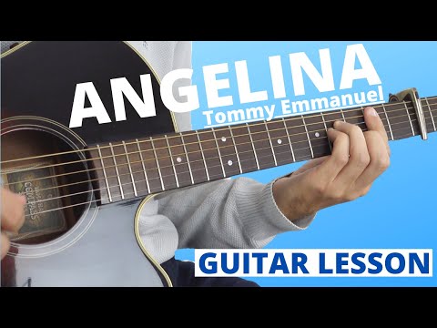 How to Play Angelina by Tommy Emmanuel (Guitar Lesson)