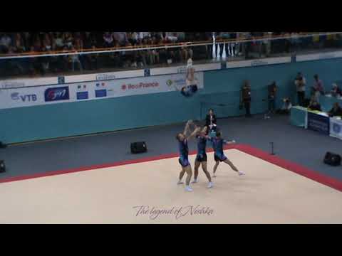 RUS 1 - Men group Acro worlds Levallois 2014 qualifs Combined