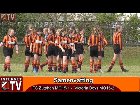 Samenvatting Regiocup FC Zutphen MO15-1  -  Victoria Boys MO15-2 (1-7)