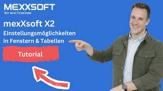 Fensteraufbau & Tabellen personalisieren