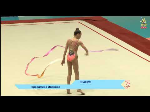 Krasimira Ivanova - Ribbon - Gracia -2021 MT Julieta Shishmanova Juniors AA