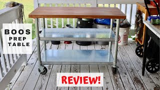 John Boos - Maple Wood Work Table - Review