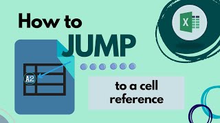 How to jump to a cell reference within an excel formula