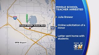 North Texas Middle School Teacher Arrested For Online Solicitation Of A Minor