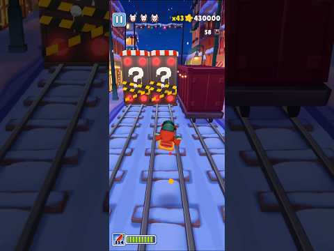 Subway surfers mystery hurdles - Festive Jake #subwaysurfers #shorts