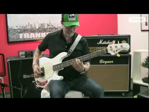 Ernie Ball Music Man Stingray 4H Limited Edition Gilded White PDN Classic 2012 Gilded White and gold image 6