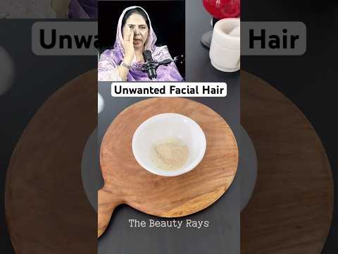 Remove Unwanted Facial Hair at Home by Naeema Apa #shorts #skincare #diy