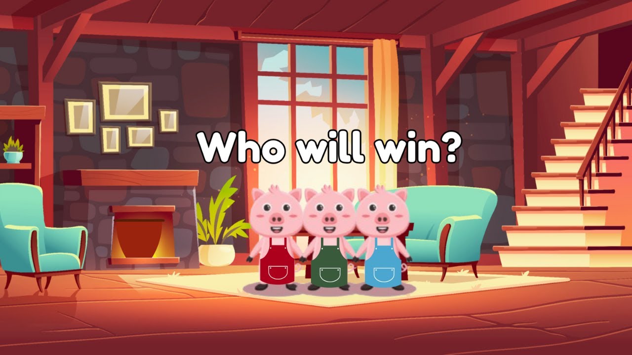 The Three Little Pigs 🏡   | Gentle Bedtime Story for Kids 🌙