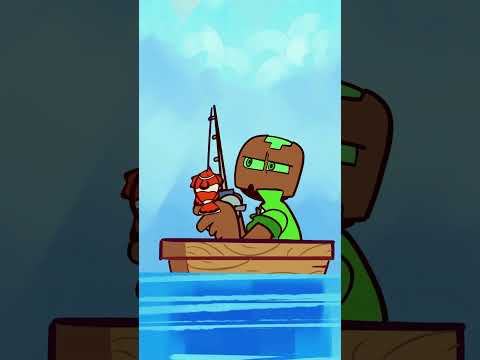 Trolero - Be careful what you catch in Minecraft #shorts