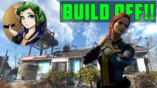 FALLOUT 4 Sanctuary BUILD OFF! Final Render Vs XJokersGirlX