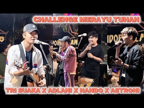 PERTAMA KALI TRI SUAKA BAWAIN LAGU MERAYU TUHAN DI PENDOPO LAWAS