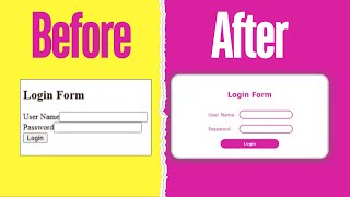 Step by step login form design HTML CSS | @a2zwebacademy