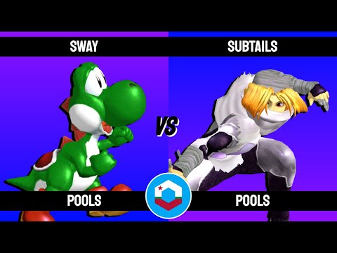SoCal Melee Arcadian 2022 - Sway (Yoshi) vs. SubTails (Sheik) - SSBM - Pools