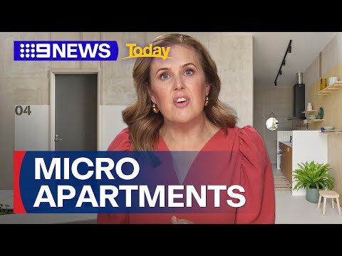 Domain property editor breaks down micro apartments | 9 News Australia