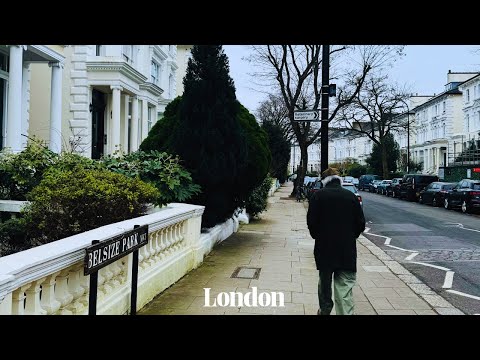 Expensive Property In Belsize Park: Belsize Village | Jan 2024 | London Walking Tour: