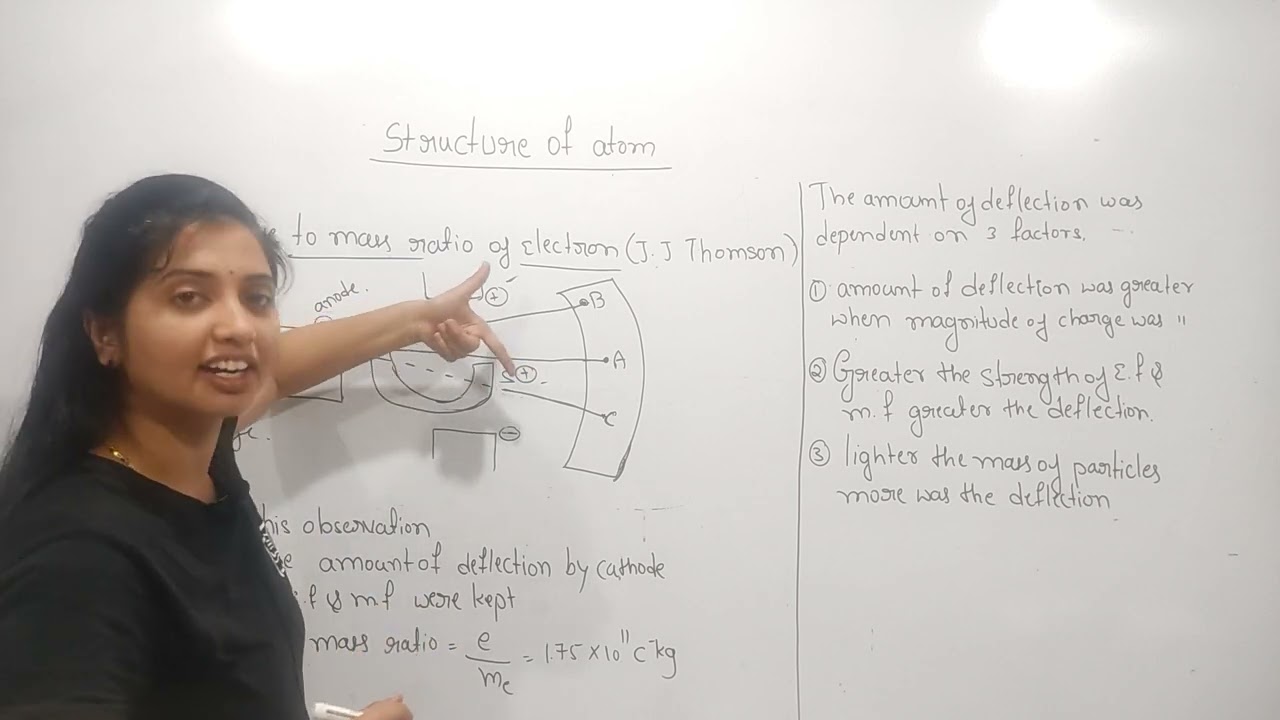 2.1.2  Charge to Mass Ratio of Electron | NCERT Chemistry Class 11 | Chapter-2 Structure of Atom