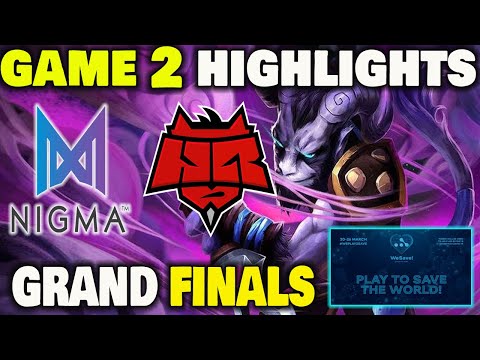 Nigma vs Hellraisers Game 2 Highlights WeSave! Charity Play Grand Finals