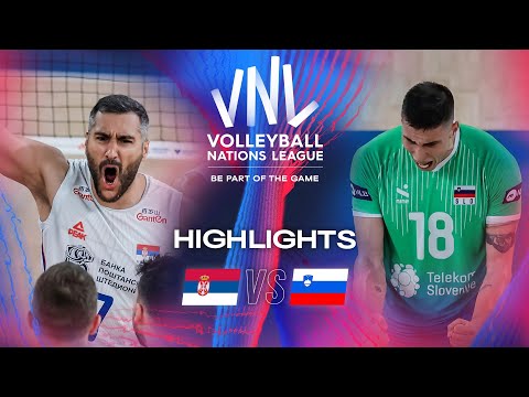 🇷🇸 SRB vs. 🇸🇮 SLO - Highlights | Week 3 | Men's VNL 2024
