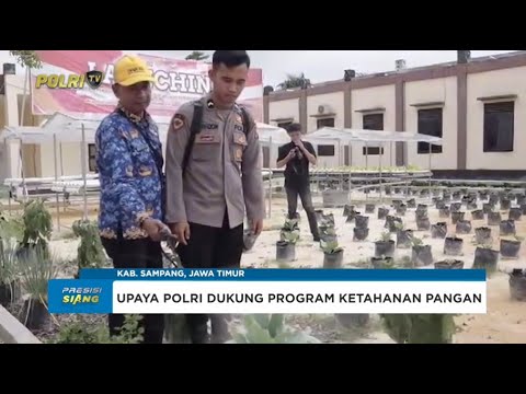 PENINJAUAN PEKARANGAN PANGAN MAPOLRES SAMPANG UNTUK DUKUNG PROGRAM KETAHAN PANGAN NASIONAL