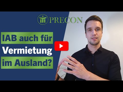 IAB sogar für Vermietung im Ausland möglich?