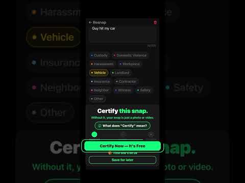 SnapProof: Evidence Camera
