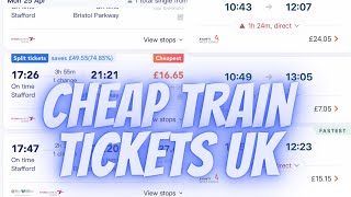 How To Get Cheap Train Tickets UK | #Railsale