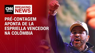Vídeo: Eleições na Colômbia: Apuração preliminar aponta Abelardo de la Espriella vencedor | CNN BRASIL
