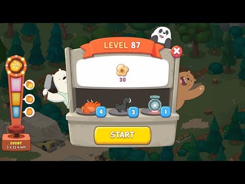 We Bare Bears Match3 Repairs Level 87 HD 1080p