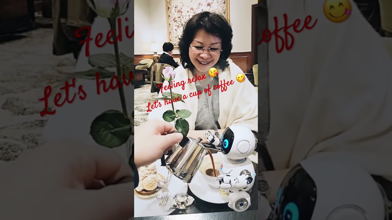 Mini robot designed for entertainment#coffeetime #shorts_ Eli Ventayen