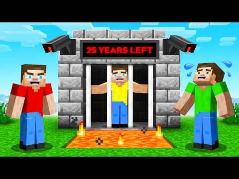 Locking My Friend In PRISON In Our Minecraft World!