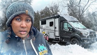 We’re going to FREEZE! Preparing for MOST EXTREME winter camping ever in my camper van (RV Life)