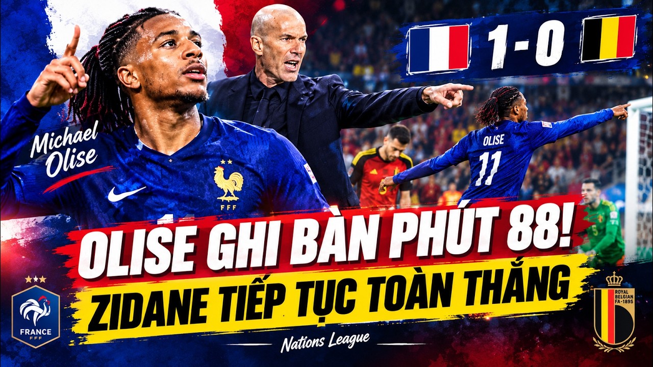 Pháp lần thứ 6 liên tiếp hạ tuyển Bỉ