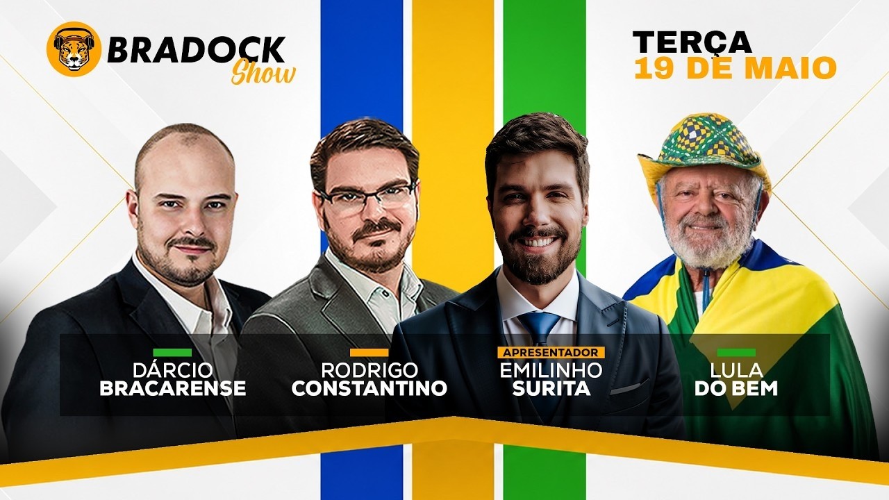 Bradock Show 19/05/26 - EMILINHO, CONSTA, DÁRCIO BRACARENSE, LULA DO BEM