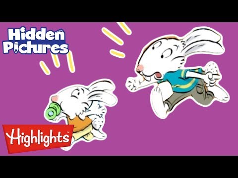 BUNNY PARTY | Hidden Pictures Puzzles | Kids Videos | Highlights - Kingdom Kids Zone, Little Learners - Highlights Kids