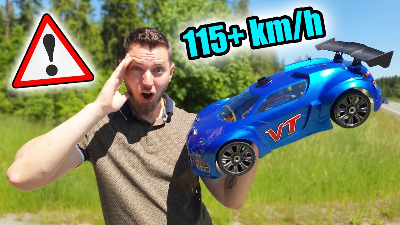 Außergewöhnliches RC AUTO fährt locker über 100 Km/h! - Hobao Hyper VT